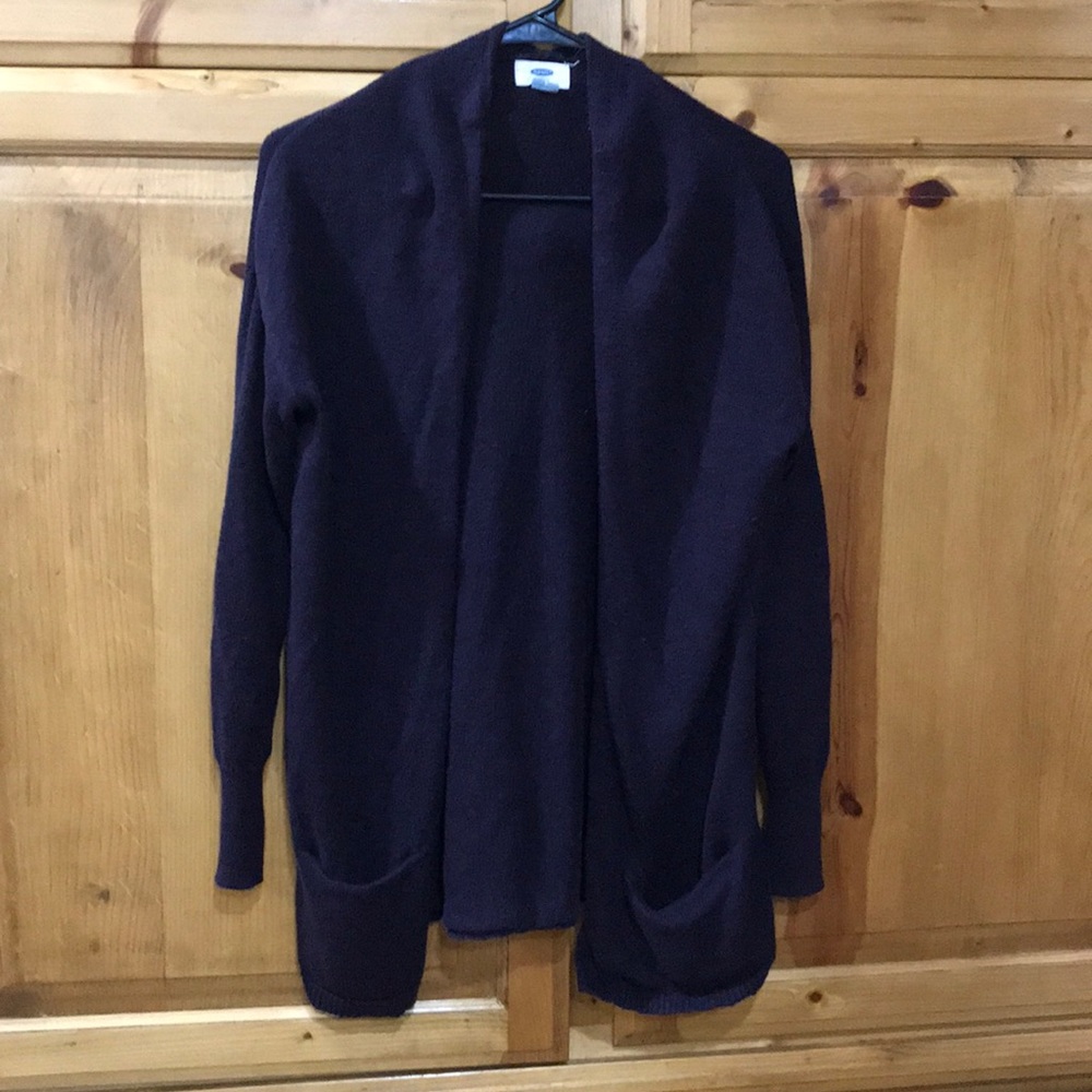 Dark purple old navy cardigan